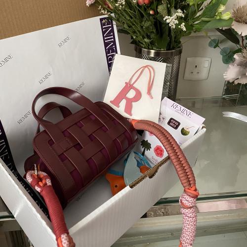 MAROON BAG WITH STRAP