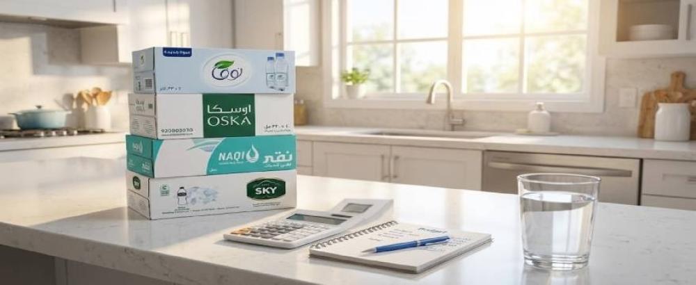 استهلاك المياه الشهري للشرب