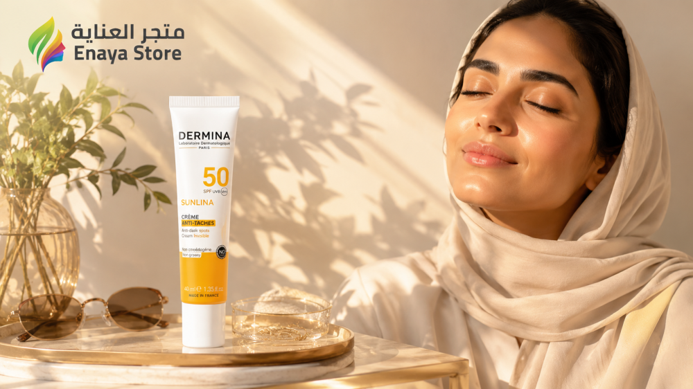 ديرمينا صن لينا كريم للبقع والتصبغات SPF 50 | دليل الاستخدام