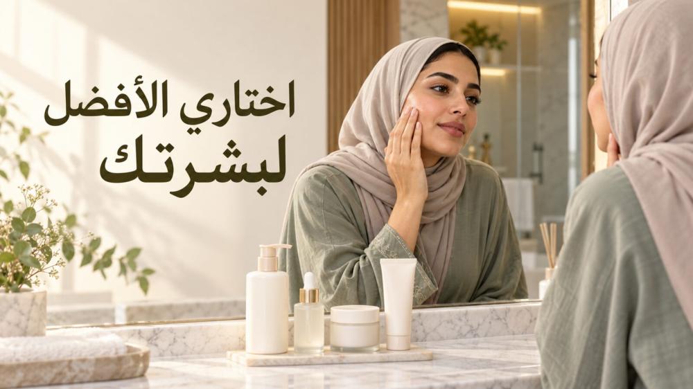 أفضل منتجات العناية بالبشرة في السعودية حسب نوع بشرتك