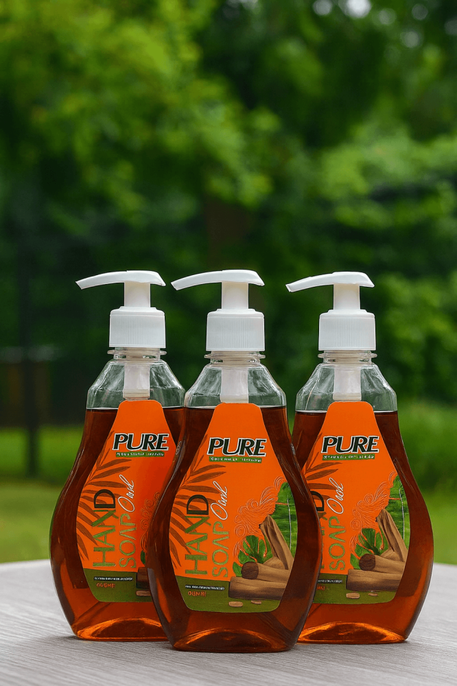 بيور صابون سائل لليدين مضاد للبكتيريا 3 عبوات برائحة العود 500 مل