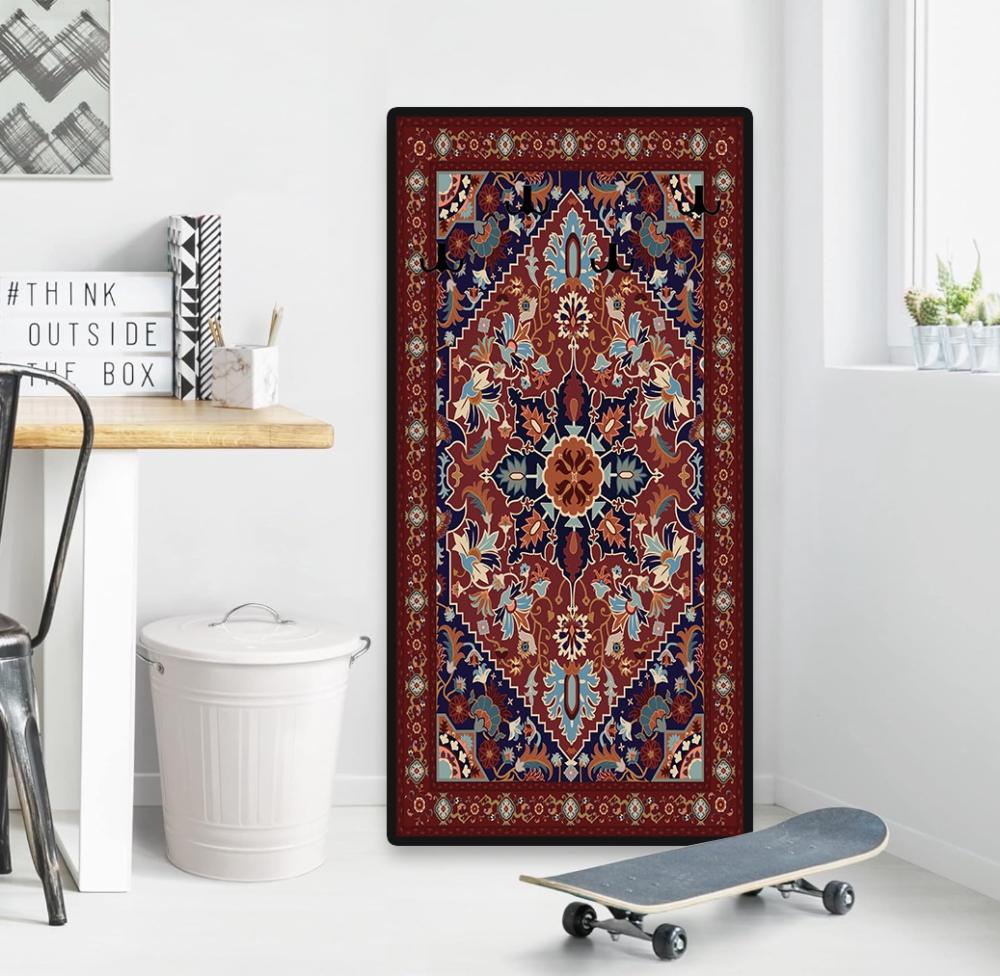 لوحة ديكور مع علاقة عبايات طباعة كانفس مقاس 150*75 سم