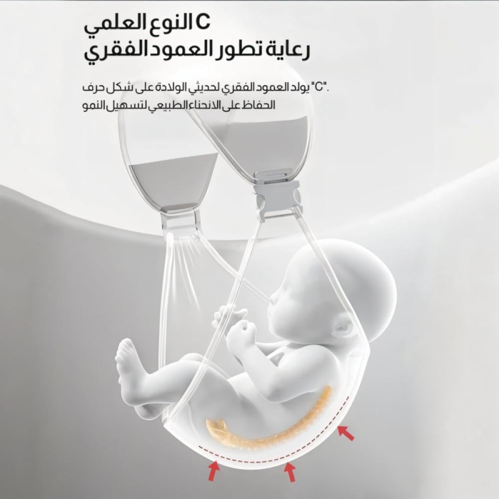 حمالات أطفال صغار ورضع مريحة وعملية بتصميم عصري من القماش الناعم مع شبك