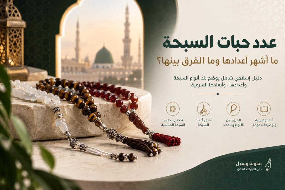 عدد حبات السبحة وأصل استخدامها في الذكر وفق السنة النبوية