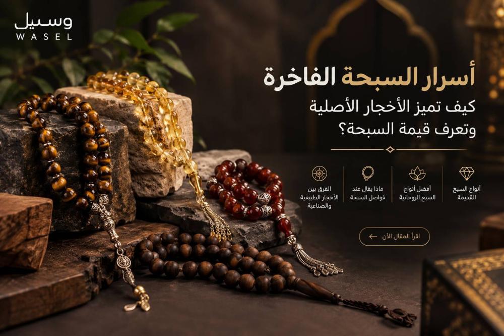 أسرار السبحة الفاخرة كيف تميز الأحجار الأصلية وتعرف قيمة السبحة؟