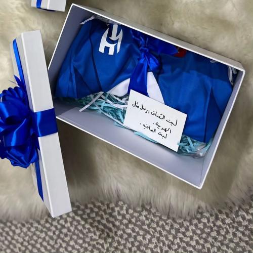 بكس تيشيرت نادي الهلال الاساسي والادي شبابي رجالي...