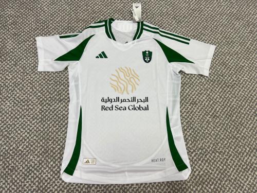 تيشرت نادي الاهلي السعودي الابيض الجديد2025