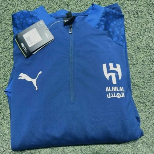 ملابس نادي الهلال طقم تمرين نادي الهلال الجديد لون...