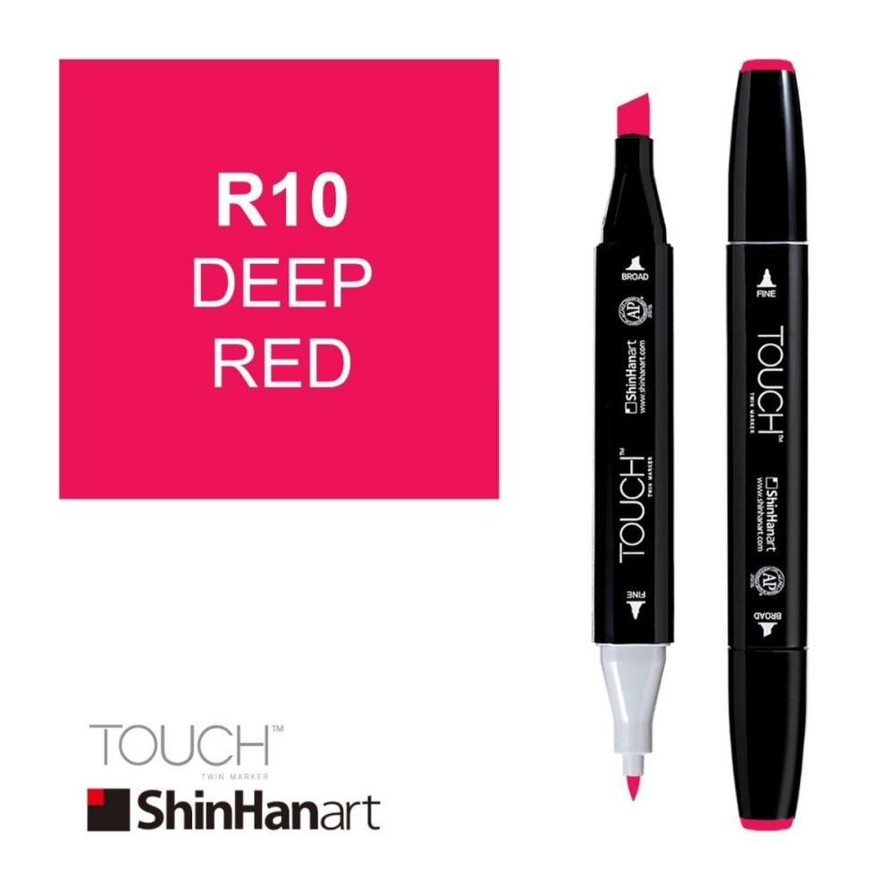 قلم تحديد Touch Twin R10 أحمر غامق