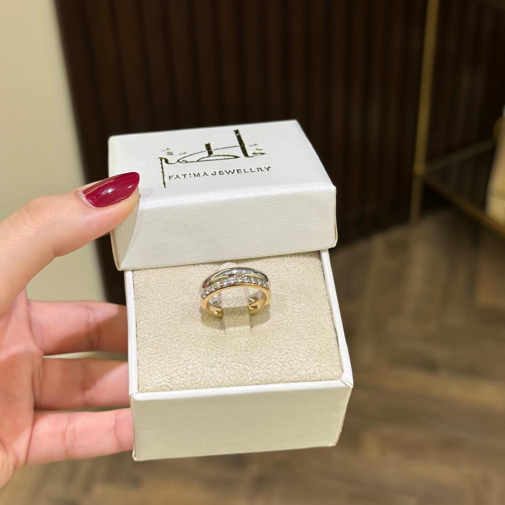 26| دبلة زواج متكونة من خاتمين