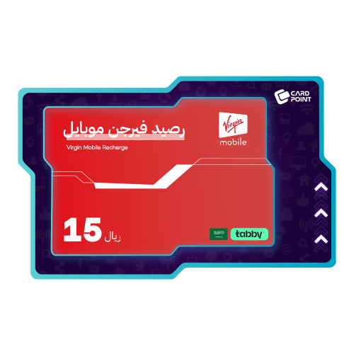 بطاقة شحن فيرجن موبايل 13.04 ريال