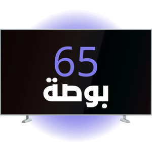 شاشة 65 بوصه
