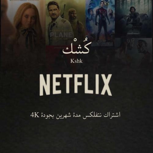 أشتراك نتفلكس شهرين 4K