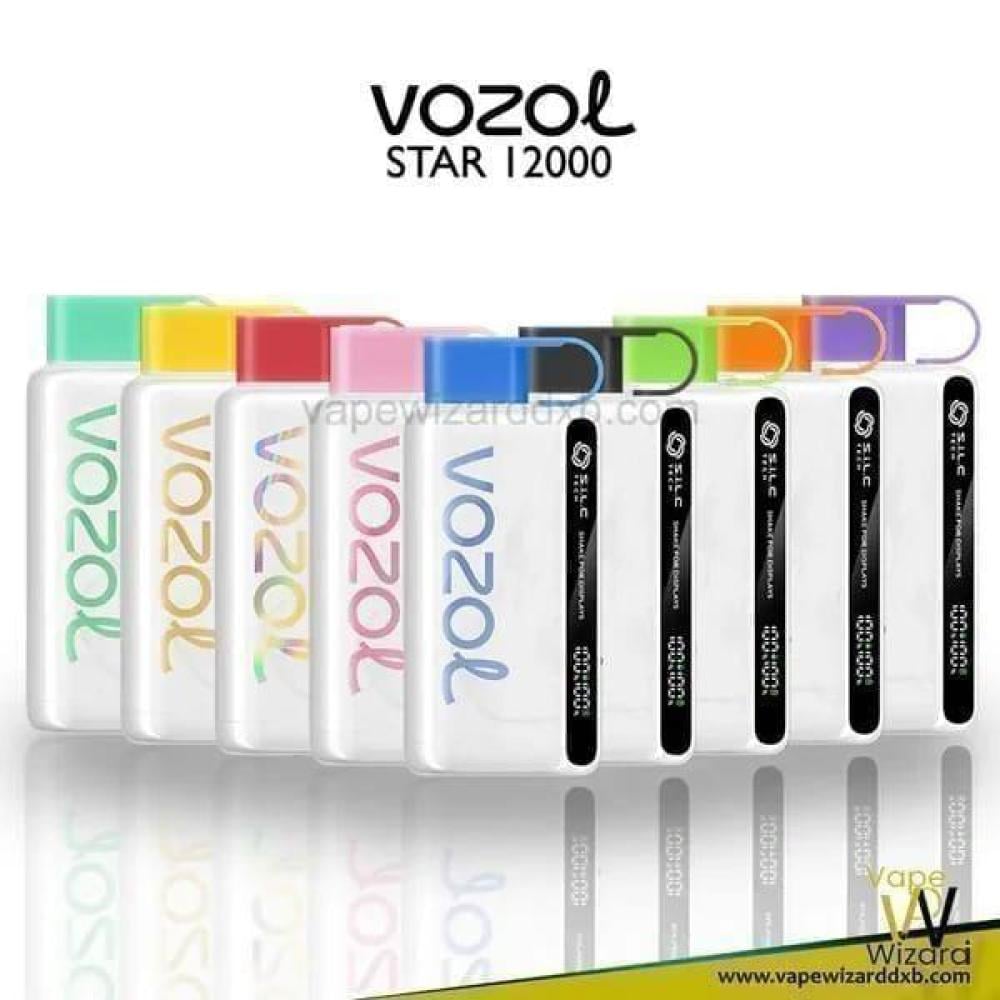 سحبة فوزول 12000 سحبة توباكو VOZOL Bar 12000 Puffs Disposable TOBACCO