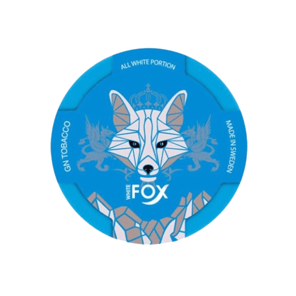 اظرف نيكوتين وايت فوكس ازرق نعناع مثلج White Fox Mint Slim