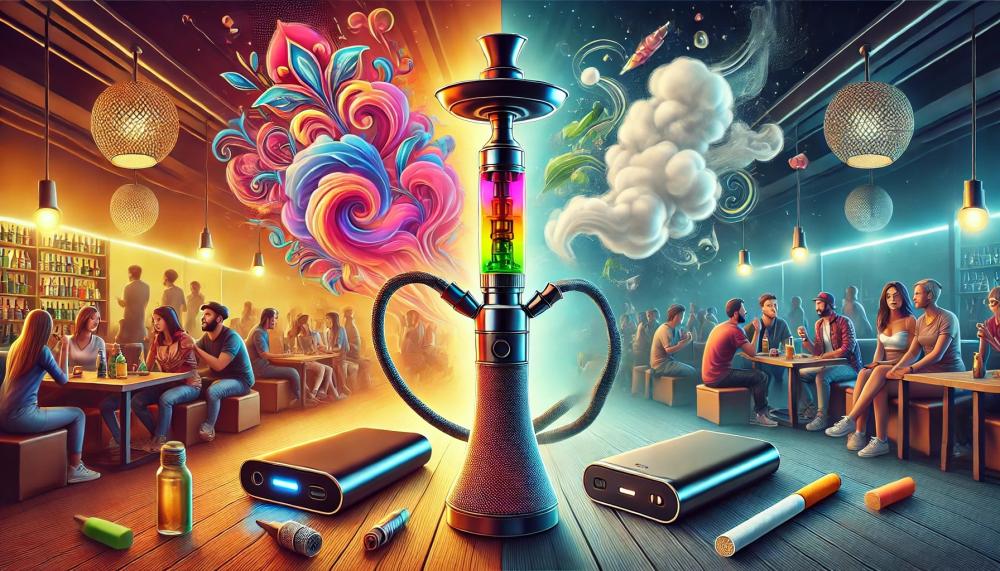 الفرق بين الشيشة الإلكترونية والسيجارة الإلكترونية: أيهما أفضل؟