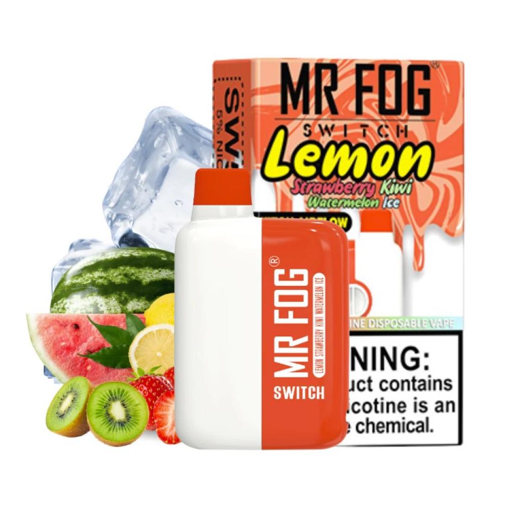 mr fog switch lemon strawberry kiwi watermelon ice سحبة مستر فوج سويتش 5500 موشة ليمون فراولة كيوي بطيخ أيس