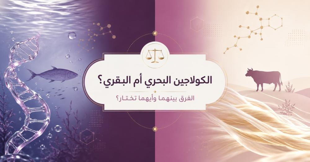 الكولاجين البحري أم البقري؟ الفرق بينهما وأيهما تختار؟