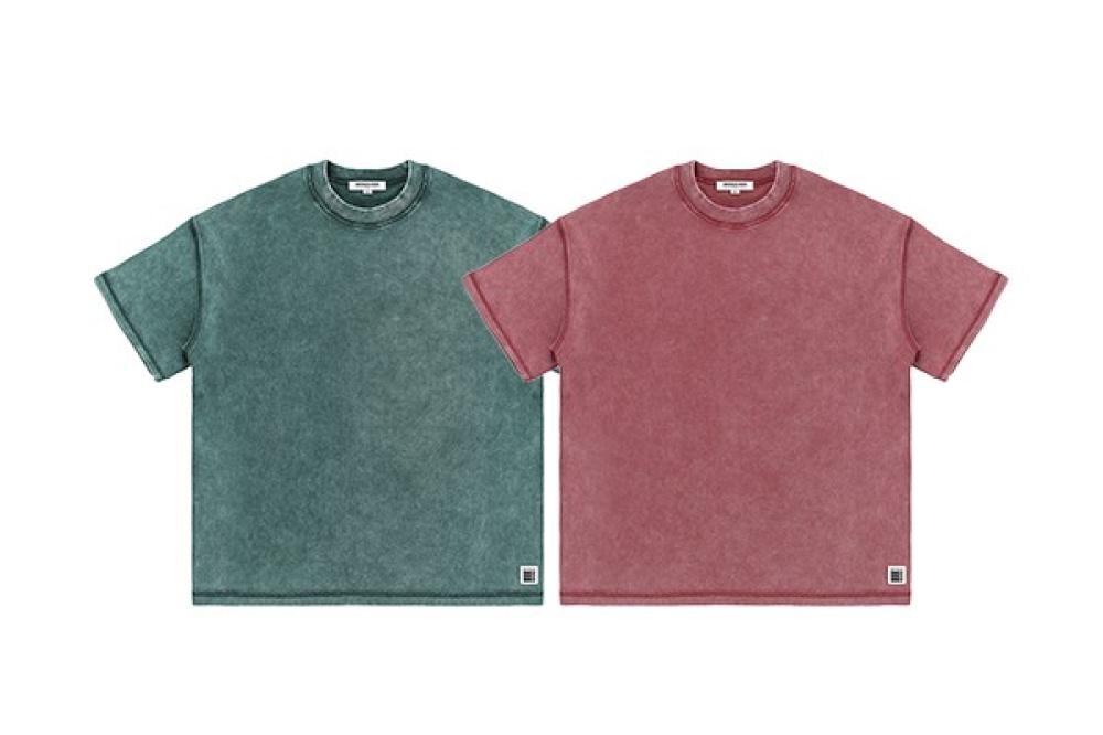 NET T-Shirt من Broken Box: تيشيرت أوفر سايز بخامة Pique Knit مقاومة للتجعد