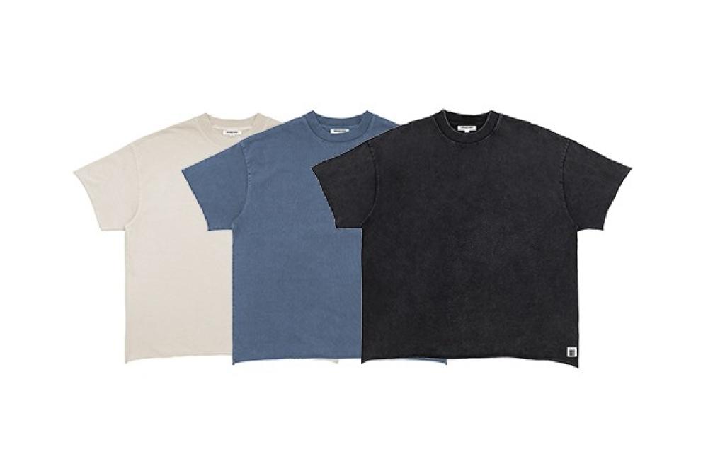Fray T-Shirt من Broken Box: تيشيرت مغسول بأطراف خام وإحساس عتيق