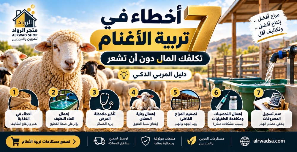 7 أخطاء في تربية الأغنام تكلّفك المال دون أن تشعر