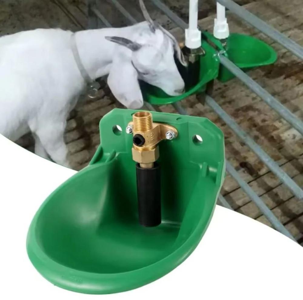 سقاية ماء ذكية للأغنام والماعز – صمام نحاسي موفّر للماء | جودة تتحمل أقسى الظروف