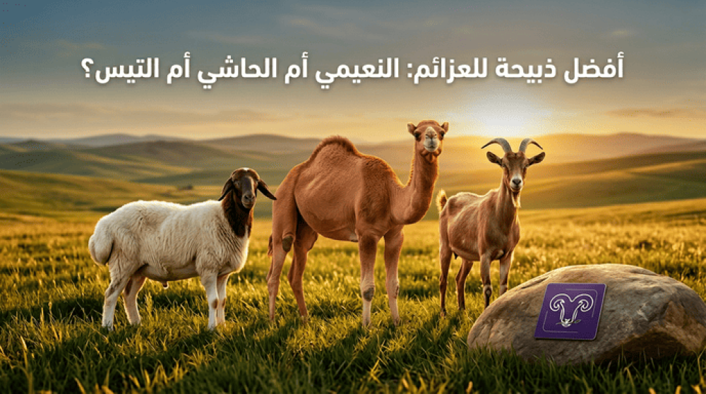 أفضل ذبيحة للعزائم: النعيمي أم الحاشي أم التيس؟