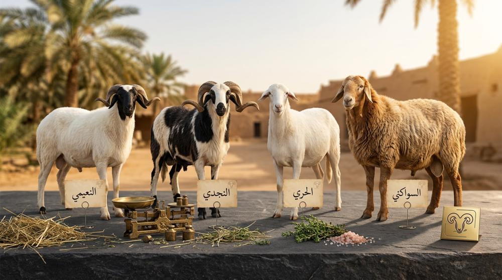 انواع الخرفان وافضلها محليا — دليل شامل 2025 | مراعي الكلأ