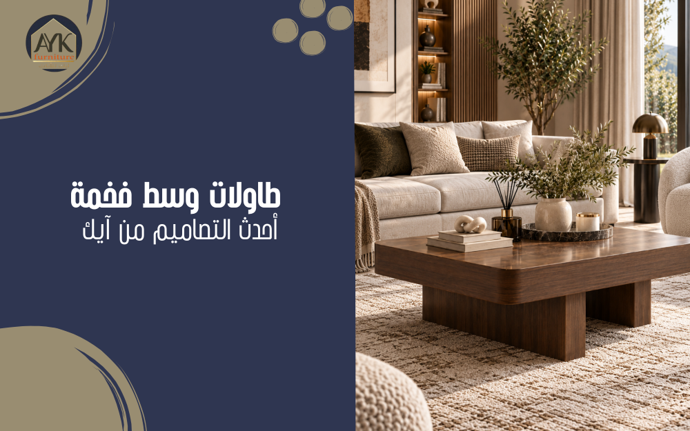 طاولات وسط فخمة