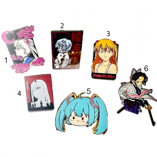 بروش فتيات انمي - girls anime pin