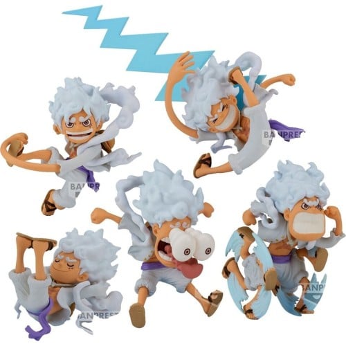 مجسم ون بيس لوفي جير 5-One Piece world collectable...