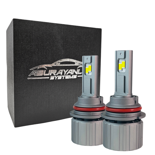 لمبات ليد خطين مقاس 9007 بقوة 16000LM 130W لون 600...