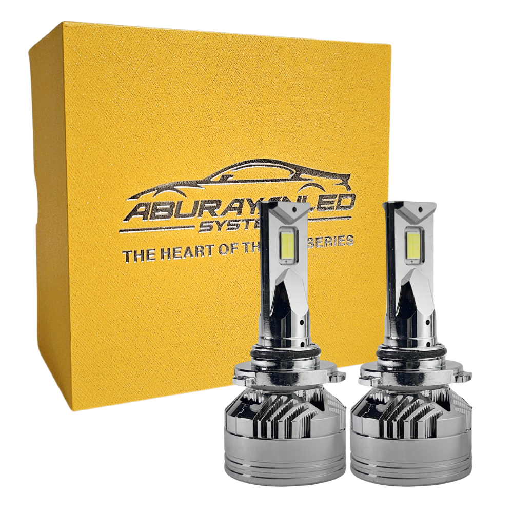 طقم ليد عالي  لاند كروزر 2015  مقاس 9005 بقوة 18000LM 150W لون 6200K ابيض مايل للأزرق