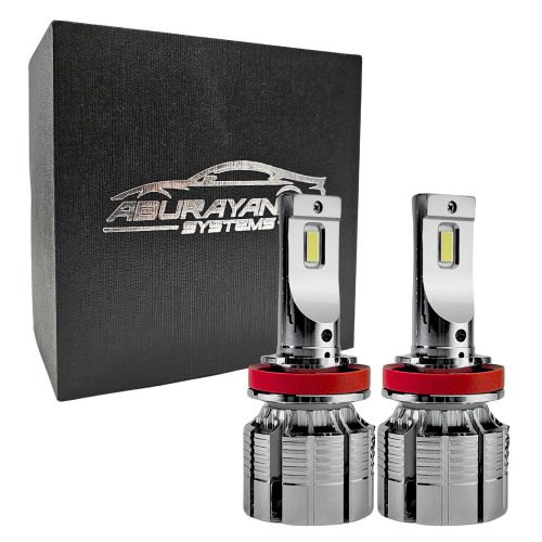 لمبات ليد مقاس H11/H8/H16 بقوة 9000LM 70W متوفر بل...