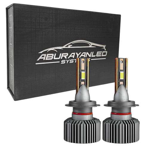 لمبات ليد مقاس H7 بقوة 10000LM 100W لون 5500K ابيض...