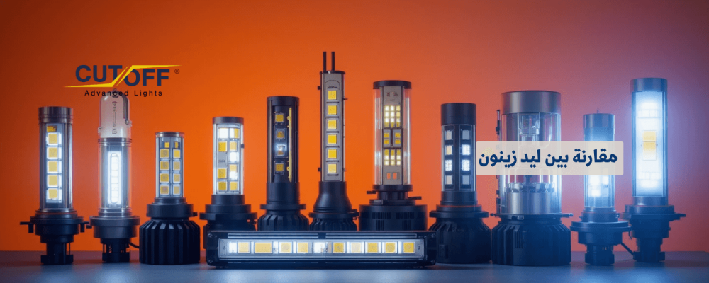 مقارنة بين ليد زينون وأنواع الإضاءة الأخرى وأيهما الأفضل؟