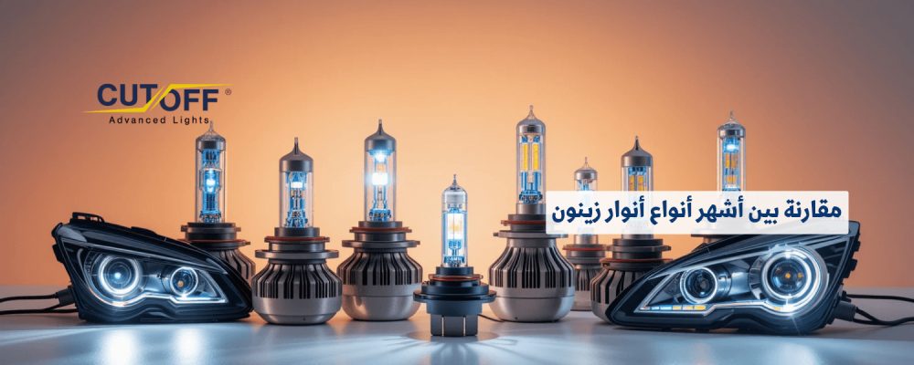 مقارنة بين أشهر أنواع أنوار زينون وأفضل الخيارات لعام 2025