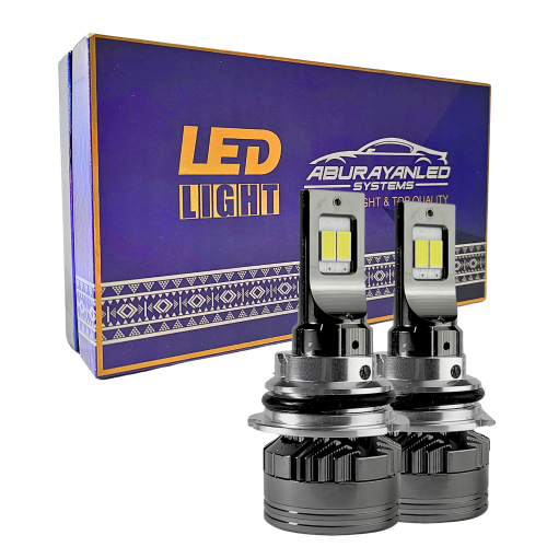 لمبات ليد خطين مقاس 9007 بقوة 17000LM 140W متوفر ب...