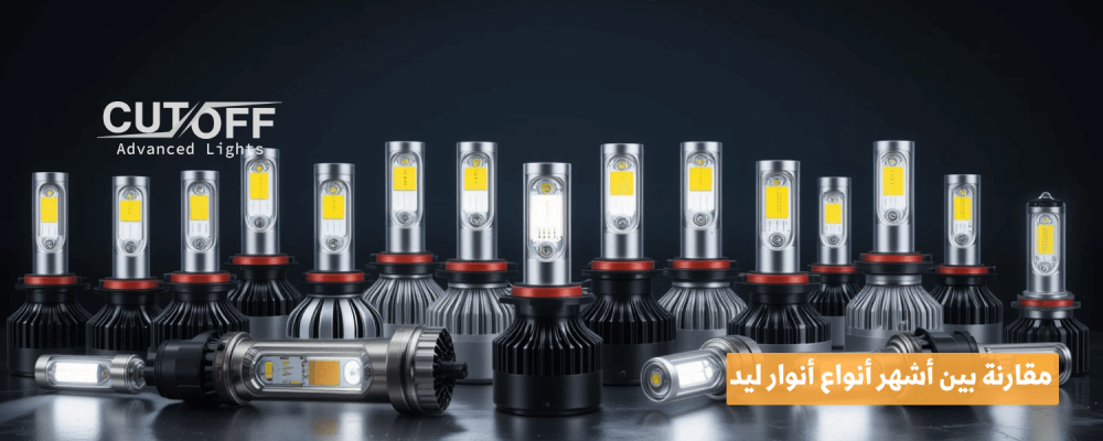 مقارنة بين أشهر أنواع أنوار ليد للسيارات وأفضل الخيارات لعام 2025