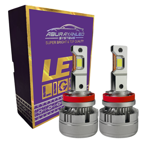 لمبات ليد مقاس H11/H9 بقوة 17000LM 140W لون 5700K...
