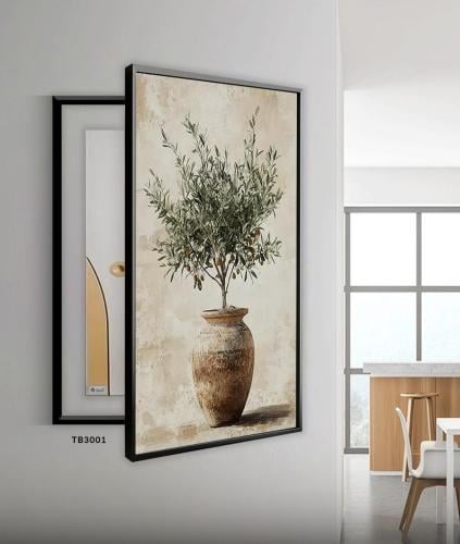 لوحة مزهرية لتغطية الطبلون 60*80