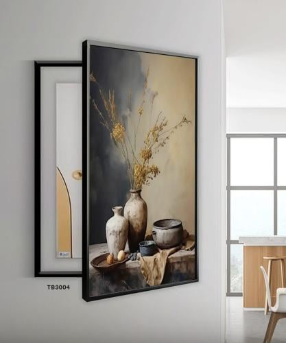 لوحة مزهرية لتغطية الطبلون 60*80