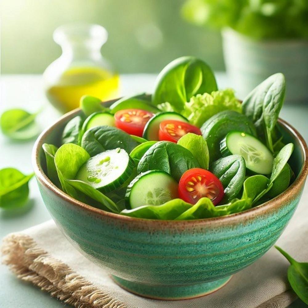 فوائد السلطات الخضراء