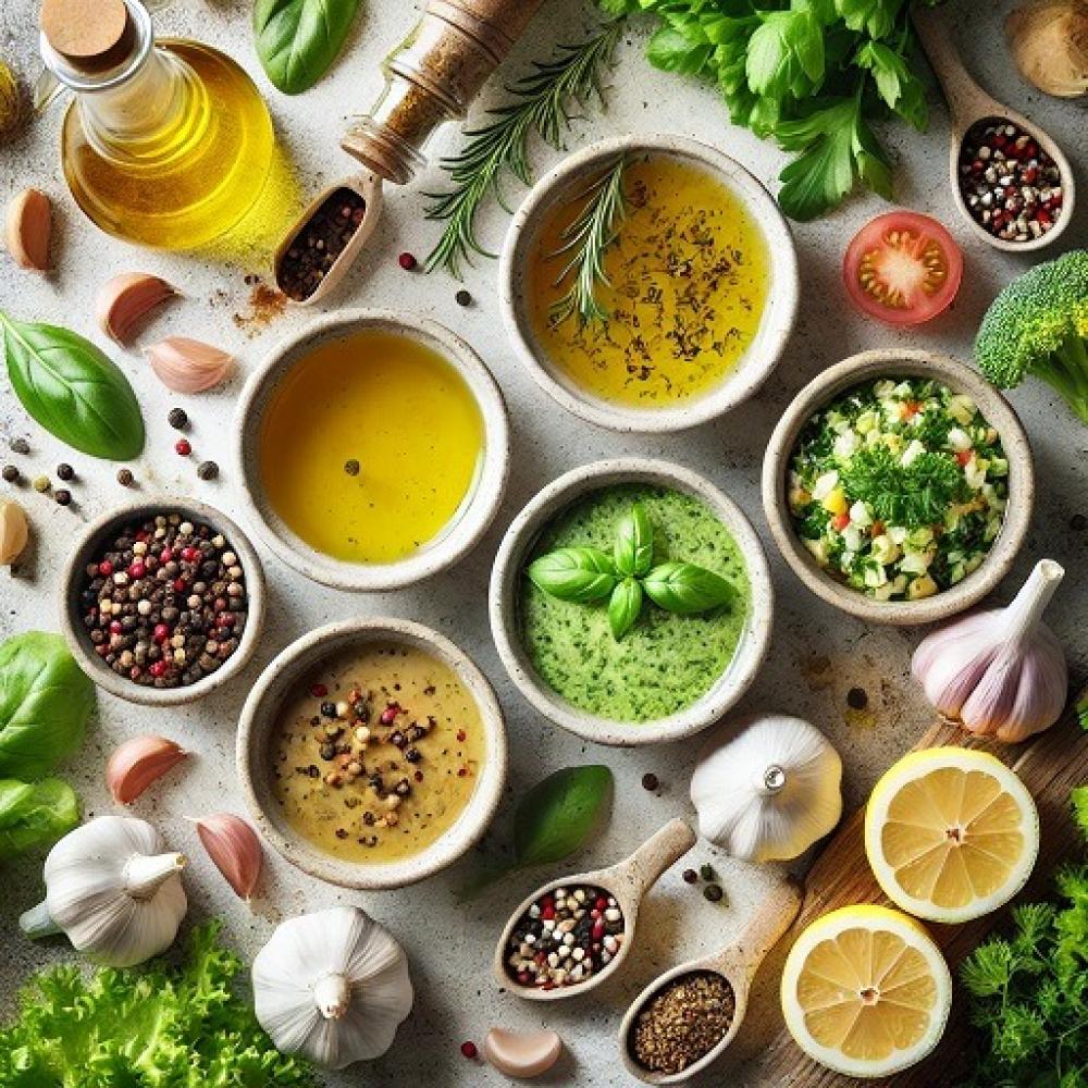 نصائح لتحضير صلصات سلطة لذيذة وصحية
