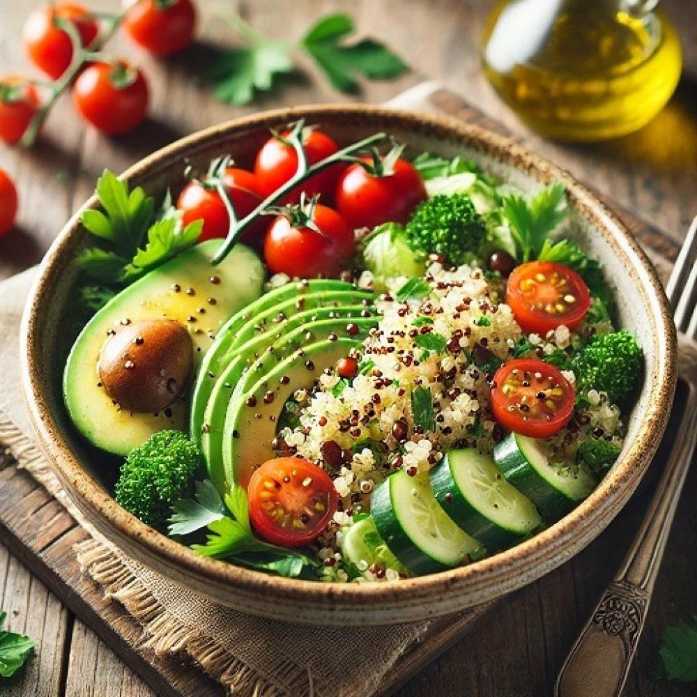 سلطة الكينوا المغذية