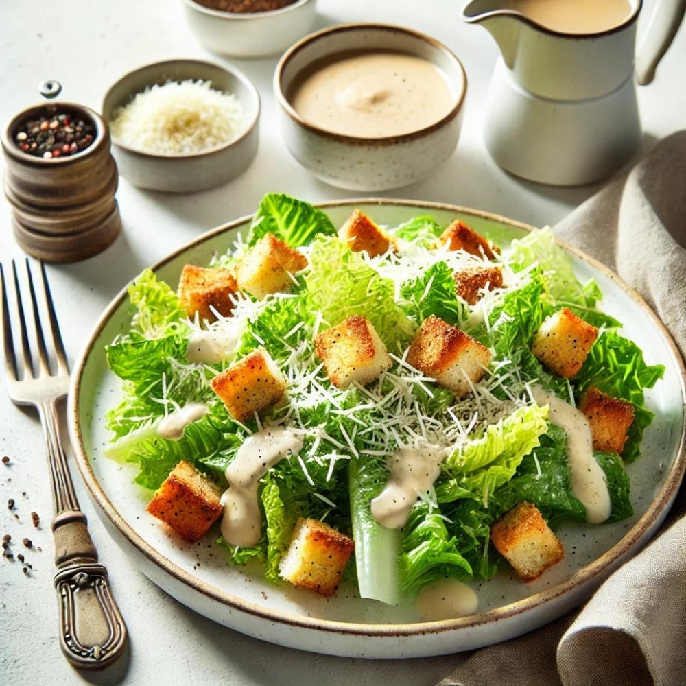 كيفية تحضير سلطة سيزر الكلاسيكية بخطوات بسيطة