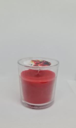 شمع فراولة معطر صغير