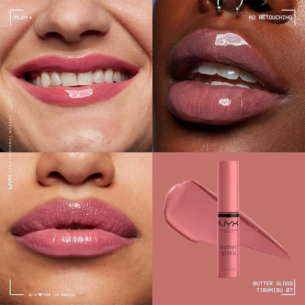NYX Butter Gloss BLG07 Tiramisu - 8 Ml - Luxury Perfumes