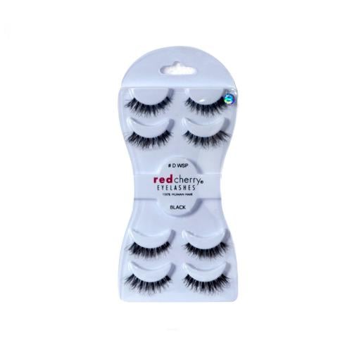 Red Cherry D WSP Black Lash Set - 4 Pairs | Asrarco Store