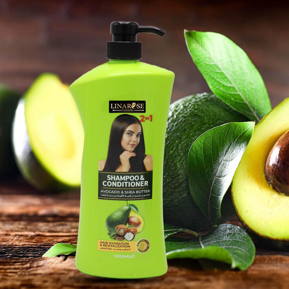 Lina Rose Shampoo & Conditioner with Avocado & Shea Butter